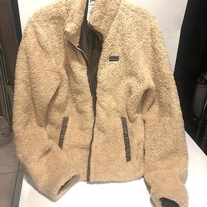 Patagonia Fleece Los Gatos Jacket L in khaki